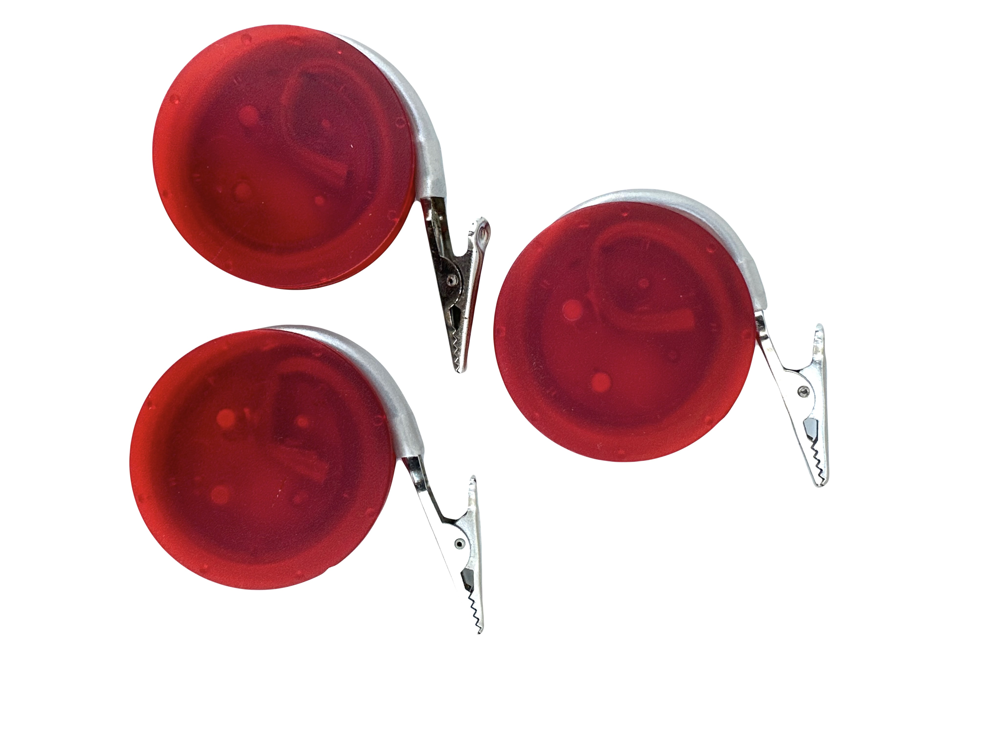 3pk Red Copyholder Monitor Mount Clip -Flex Clip Copyholde (8in )