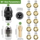 thumbnail image 2 of 28Pcs Drill Chuck Collet Set for Dremel 1/32 to 1/8 Replacement 4486 Drill Keyless Bit Chuck Shank Rotary Tool Quick Change, 2 of 5