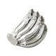 thumbnail image 4 of Escultura de cerámica con forma de plátano para teléfono, elegante y práctica. Plata, 4 of 9