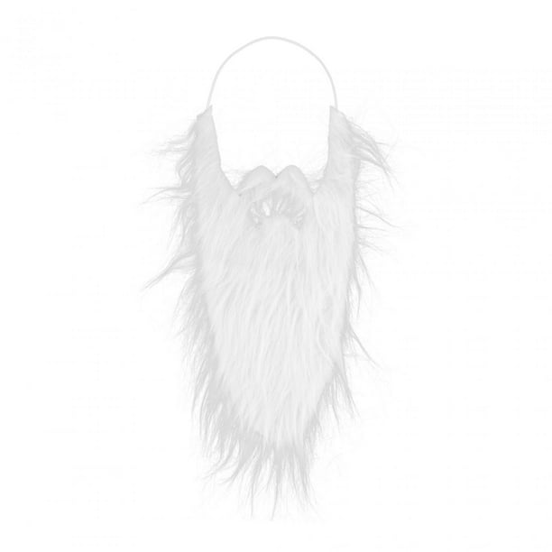 Bigote falso, barba falsa, bigote falso para actuación en el escenario de Halloween, 44cm