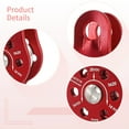 thumbnail image 3 of Fixed Plate Micro Pulleys, 28KN General Purpose Small Aluminum Rope Pulley, Slack Tender, Hitch Pulley Trolley for Climbing, Hauling, Rigging, Aloft Work, Rappelling, Rescue, 3 of 5