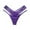 Purple, variant on WTOBBY Women's Ice Silk Low-Rise G-String, Sheer Lace T-Back Underwear, Breathable Hollow Out Design, Comfortable Thong Panty, Invisible No Show Technology ,Dark Green