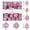Pink, variant on Horivan 28PCS Christmas Tree Baubles Shatterproof Plastic Ornaments for Home Party Decor Holiday Wedding Festive Decorations