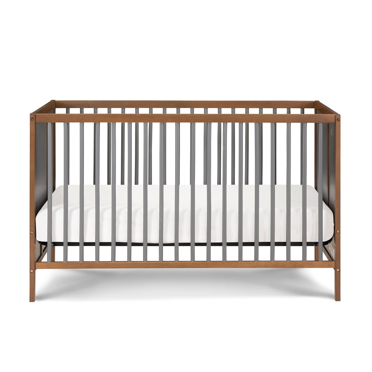 Suite Bebe Pixie  3-in-1 Crib in Walnut/Charcoal