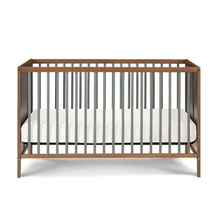 Suite Bebe Pixie Suie BebeFinn 3-in-1 Crib in Walnut/Charcoal