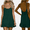 Green, variant on SuTry Backless Cami Dress for Women Short Mini Backless Dress Sleeveless Cami Ruffle Flowy Dress Above Knee House Dress