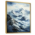 thumbnail image 2 of Designart "Alaska White-Capped Summits" Landscapes Floater Framed Canvas Print, 2 of 7
