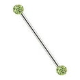 thumbnail image 2 of Industrial Barbell 14GA with Epoxy Coated Ferido Balls (Sold Individually), 2 of 8