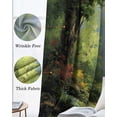thumbnail image 6 of Forest Black Out Curtains 84 Inch Long for Living Room, Nature Woodland Spring Scenic Green Trees Flower Blackout Curtain Shade Thermal Insulated Window Curtains Grommet Drapes 42"x84" 2 Panels, 6 of 8