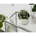 thumbnail image 6 of Kate and Laurel Jaspur Modern Slim End Table, 16 x 8 x 24, Silver, Decorative Glam Side Table for Use as Narrow Bedroom Nightstand or Living Room Accent, 6 of 6