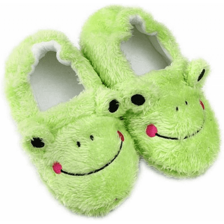 

Wish Baby Girls Warm Slippers Cartoon Kids Winter Indoor Household Shoes Frog Size: 7-8 Toddler S006