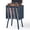 Blue, variant on LELELINKY Record Player Stand with 4 Storage Compartments Holds 100 Albums, Mid-Century Turntable Cabinet with Wood Legs for Bedroom, Walnut