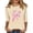 1-Beige, variant on Stylish Casual Printed 3/4 Sleeve Top For – Half Sleeve T Shirt With Eye Catching Graphic For Everyday Wear