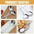 thumbnail image 3 of Serving Spoon 2 Pcs Stainless Steel Kitchen Utensils Buffet Spoons Rest Student, 3 of 6