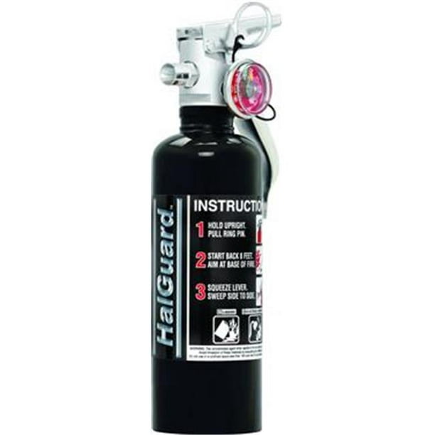 H3R HG100B 1.4 Lbs. Gas Clean Agent Fire Extinguisher, Black Walmart