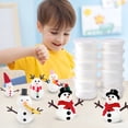 thumbnail image 3 of 12 Pack DIY Christmas Snowman Clay Kit, Build a Snowman Clay Set, Holiday Craft Set with Modeling Clay & Complete Accessories, Perfect Christmas Present Stocking Stuffer for 3 and above, 3 of 6