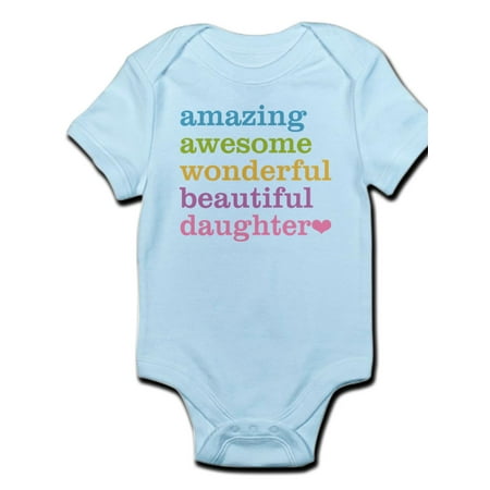 

CafePress - Amazing Daughter Infant Bodysuit - Baby Light Bodysuit