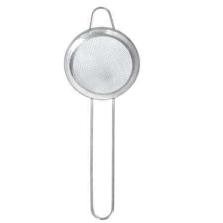 

1 stainless steel juice soymilk filter Fine Mesh Strainer Kitchen Utensil Set Sieve Sifters For Food Tea Rice Oil Noodles Fruits Vegetable 7cm Stainless Steel Strainer Silver 7CM