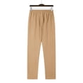thumbnail image 4 of ZZwxWA Sweatpants for Men Baggy Fit Elastic Waist Casual Pants Plus Size Straight Wide Leg Drawstring Comfort Trousers, 4 of 6