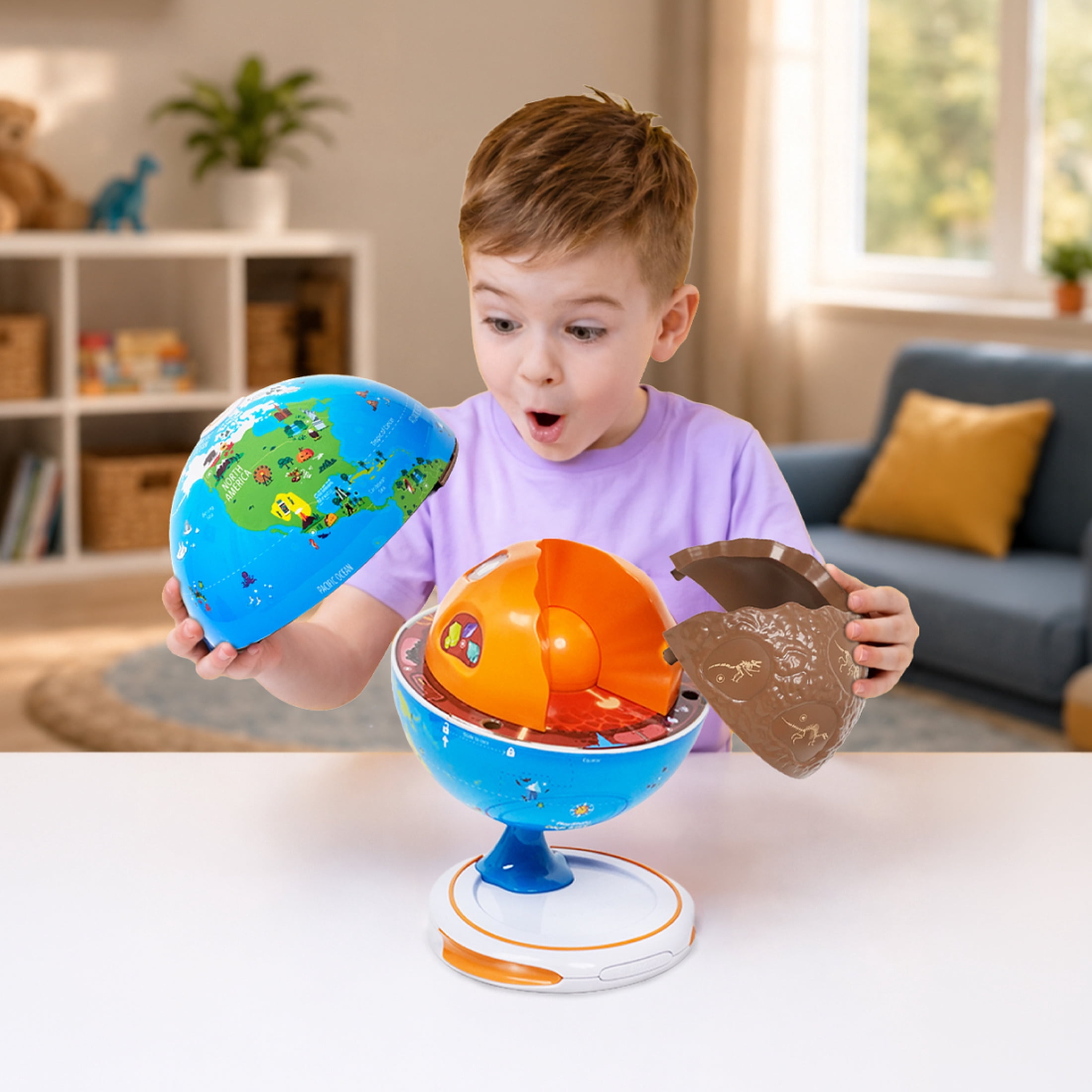 PlayShifu Orboot Core Interactive Earth Science Globe with AR App, STEM Learning Toy, Ages 4-12, Play with Purpose