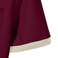 thumbnail image 3 of Pounoo Men's Zip Placket Mesh Polo Shirts Short Sleeve Contrast Trim Chest Pocket Slim Fit Collared Golf Shirts Street Daily Tops, 3 of 7