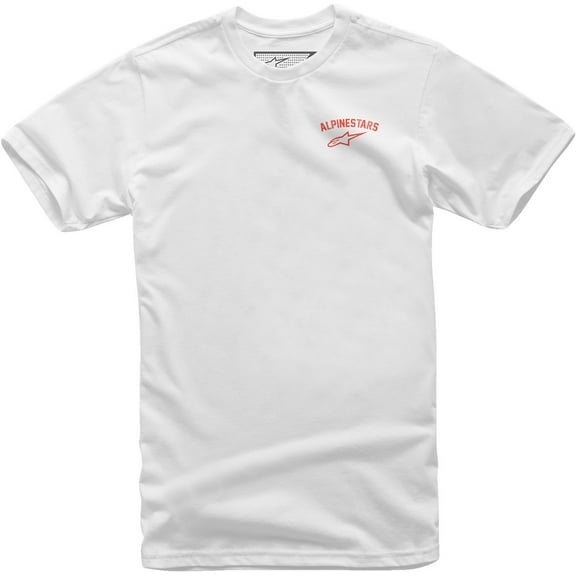 Alpinestars Speedway Mens Short Sleeve T-Shirt White XXL