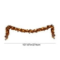 thumbnail image 4 of Multicolor Halloween Garland - 118in Battery Operated Glitter Tinsel String Lights - Metallic Hanging Decor for Party, Door, Wall & Ceiling - Spooky Halloween Decorations for Home & Outdoor, 4 of 7