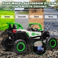thumbnail image 6 of Joyracer 4WD 24 Volt Ride on Toys, 2 Seater Power UTV Wheels with Remote, Outdoor Toys with 4x200W Motor, LED Light, Bluetooth, Spring Suspension, Green, 6 of 8