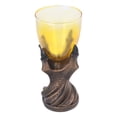 thumbnail image 4 of Glass Goblet Drinking Cup, Resin Base Corrosion Proof 3D One Hand Claw Glass Goblet Unique  For Kitchen, 4 of 8