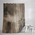thumbnail image 3 of Grey Retro Abstract Art Shower Curtains for Bathroom, Luxury Vintage Art Waterproof Fabric Shower Curtain, Decorative Bathroom Curtain for Bathtub, 36"x72", No Hooks Included, 3 of 9