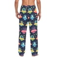 thumbnail image 4 of FORMRS Mens Pajama Pants with Pockets Soft Cotton Sleepwear Lounge Bottoms, Sizes S-2XL, Cartoon Space Cat, 4 of 7