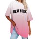 thumbnail image 1 of Camiseta Corta con Cuello Redondo Y Gota Del Hombro para las Mujeres, 1 of 4