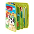 thumbnail image 1 of Educational Cloth Book For Toddler Interaction Activity Book Toy With Felt Pages For Baby Early Learning Gifting Supply, 1 of 4