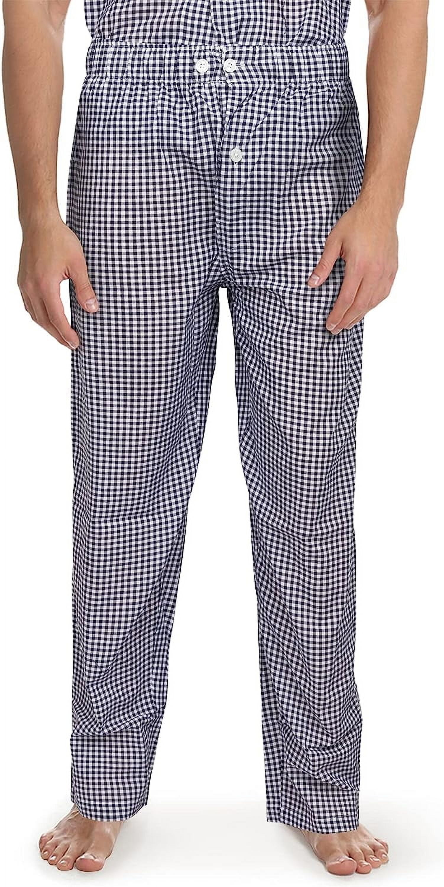 Fruit of the Loom Men's Short Sleeve Pajama Top and Pants Sleep Set, 2-Piece, Sizes S-4XL