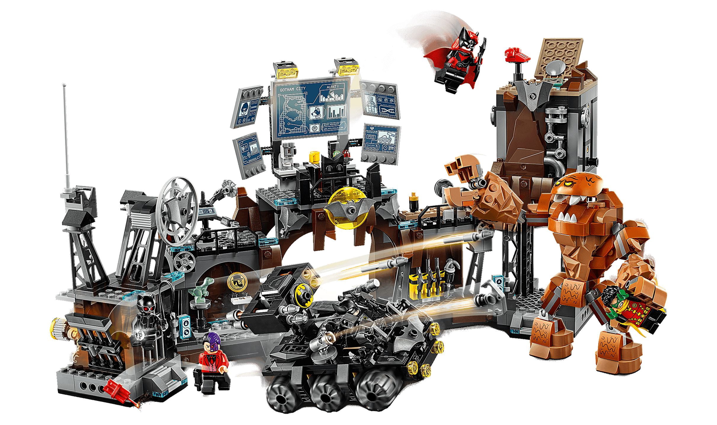 LEGO Super Heroes Batcave Clayface Invasion 76122 Batman DC Toy Building Kit