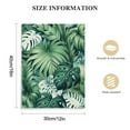 thumbnail image 2 of GOSMITH Palm Leaf Green Tropical Leaves Decorative Canvas Wall Art for Home Office Decor 16x20 in / 12x16 in 12x16 in, 2 of 5