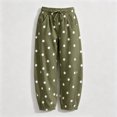 thumbnail image 7 of Fanshiluo Women's Polka Dot Drawstring Jogger Pants, Casual Elastic Waist Sweatpants,Size S-2XL, 7 of 7