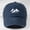 Navy Blue, variant on Interesting baseball cap, mountain print, outdoor men's casual sports, breathable duckbill cap, washed retro sun hat