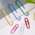thumbnail image 3 of Dosaele Vinyl Coated Paper Clips  Assorted Size  400 Piece Pack, 3 of 6