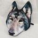 thumbnail image 5 of Máscaras de hombre lobo aterradoras, máscaras de animales 3D para Halloween, máscaras de disfraces de animales, máscaras realistas de lobo para disfrazarse en fiestas de cosplay de Halloween., 5 of 8