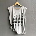 thumbnail image 2 of Loose Tank Tops for Women Vintage Sun and Moon Print Top Basic T Shirts Top Sleeveless Shirt Tunic Top Casual Tee Blouse, 2 of 6