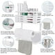 thumbnail image 4 of Estante De Refrigerador Multifuncional Blanco, Estante De Pared Lateral Para Lavadora De Horno Microondas Magnético De Hierro Forjado, Estante Grande Para Refrigerador Yuarrent HA027024-02, 4 of 7
