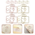 thumbnail image 3 of Shisuyan 20 Pcs Mini Clips d'Artisanat Clips de Documents Multi-Usages Clips de Papier en Métal Clips Décoratifs, 3 of 9