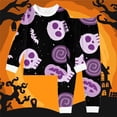 thumbnail image 2 of SJLDQY Halloween Girls Pajamas Long Sleeve Shirts Pants 2 Piece Pjs Sets Hallowmas Printed Sleepwear Cozy Soft Loungewear Sets for Girls, 2 of 3