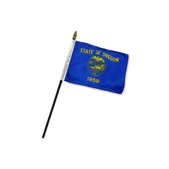 Oregon 4x6in Stick Flag