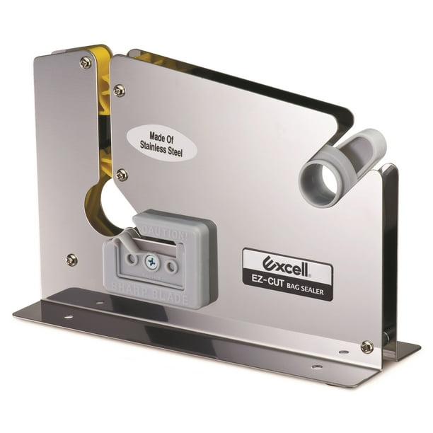 WOD Excell ET606STK Stainless Steel Premium Bag Sealing Tape Dispenser