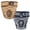 Brown+Blue, variant on Deago 2 Pack Washable Dog Diapers Female for Small Medium Dogs, Premium Reusable Leakproof Puppy Diapers Nappies (Brown+Blue, S)