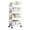 White, variant on YIEMEEN Space Saving Snacks and Drink Storage Unit Convenient Rolling Cart for Picnics