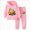 Pink, variant on Boys Clothes Long Sleeve Color-blocked Sweatshirt Tops and Pants Winter Outfits Kids Clothes Boys 6-12 Months 12-24 Months 2T 3T 4T 5T 6T 7T 8T 9T Children(Pink,3-4 Years)