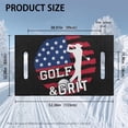 thumbnail image 7 of Aplkyhs Patriotic Golf Golf Cart Seat Covers 1Pack Lightweight Golf Blanket for More 2-Seat Golf Carts Easy Install and Clean Comfortable Breathable, 7 of 7